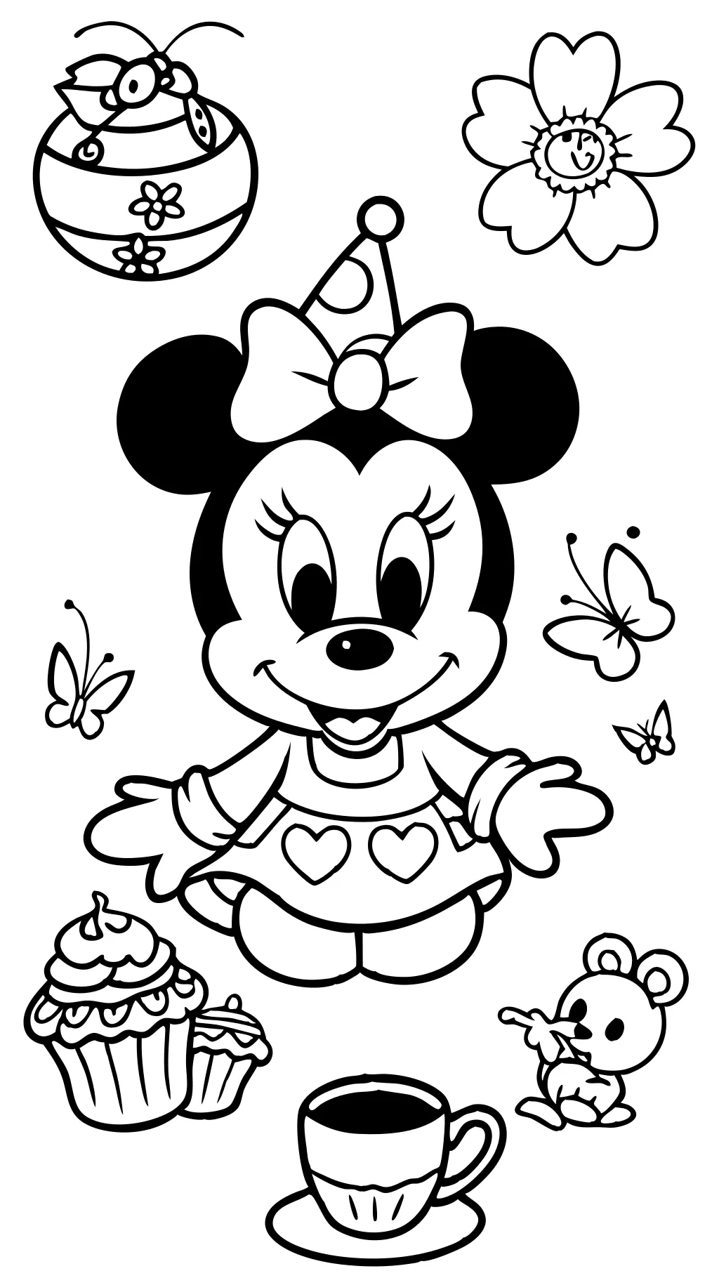 adorable cute disney coloring pages